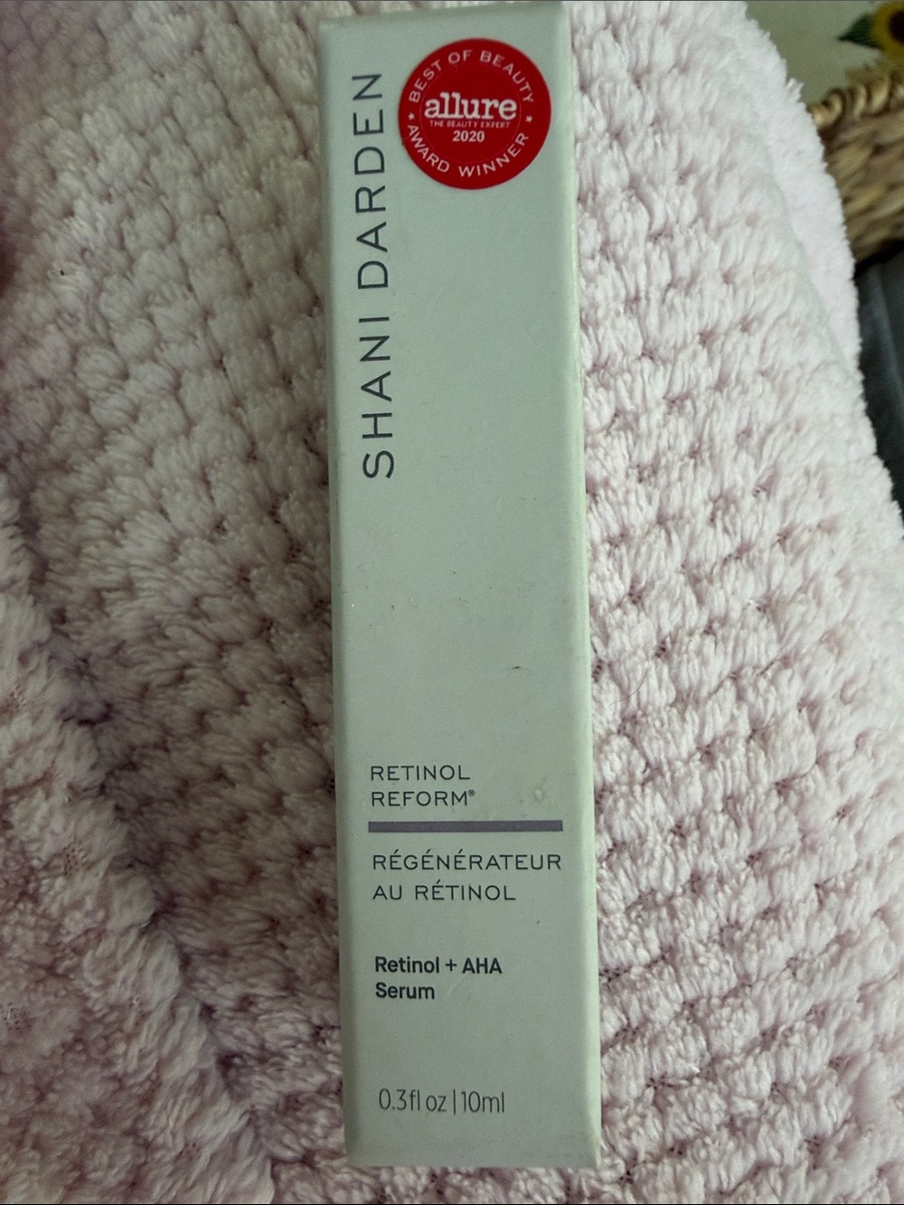 Shani Darden White Retinol + AHA Serum Box